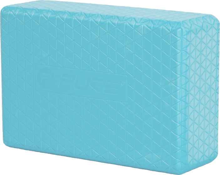 Pure2improve Yoga Block 23 x 15 x 7.5 cm EVA blue