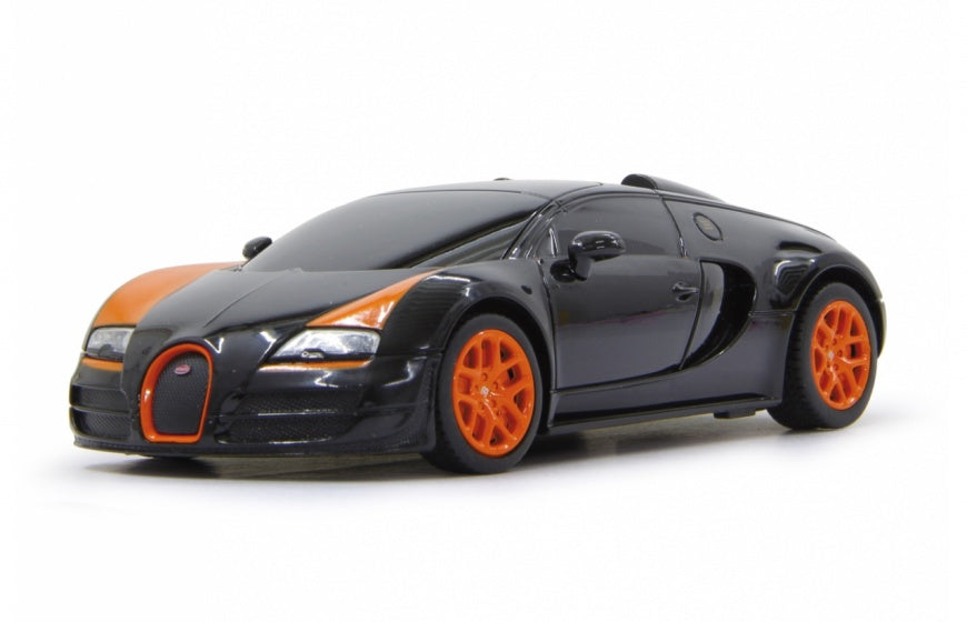 Rastar RC Bugatti Grand Sport Vitesse 27 MHz 1:24 zwart