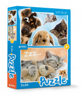 Rebo Productions Baby Animals Line Puzzle Junior 24 24 pieces