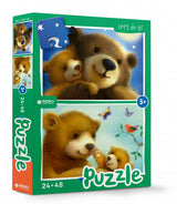 Rebo Productions Sweetest Bear Pluzzle Junior 24 48 pieces