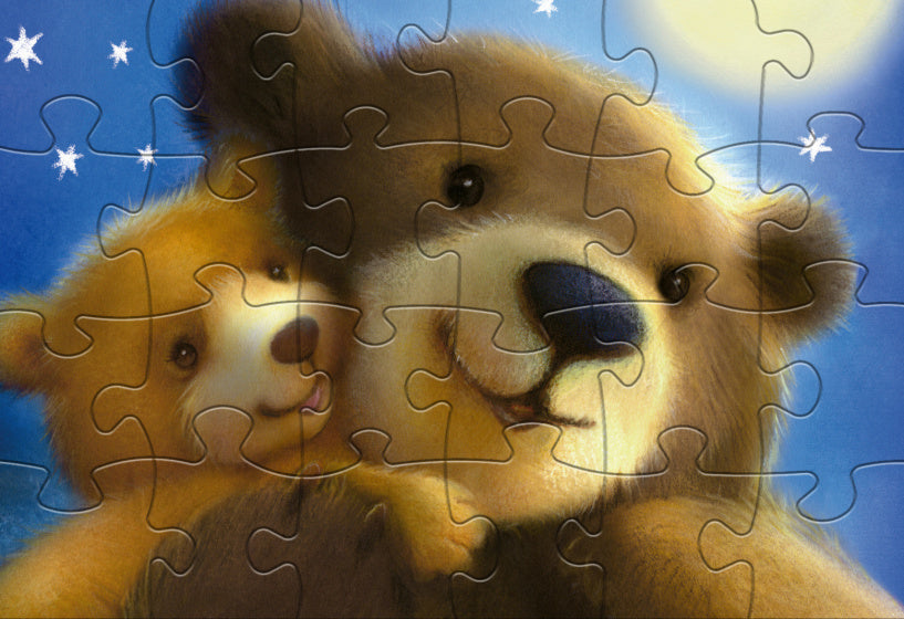 Rebo Productions Sweetest Bear Pluzzle Junior 24 48 pieces