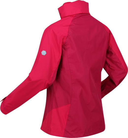 Regatta Caldale IV Rain giacca da pioggia signore di taglia rosa XS