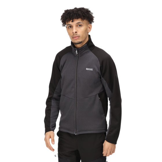Regatta Deelton III Outdoorjack Männer donkel gro schwaarz Gréisst xl