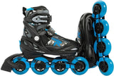 Roces Inline Skates Moody TIF 82A Črno modra velikost 36-40