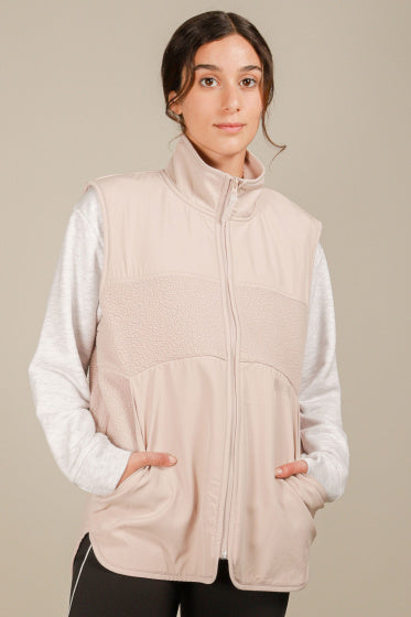 Röhnisch Bodywarmer Corrine Pile women's polyester soft pink size XS