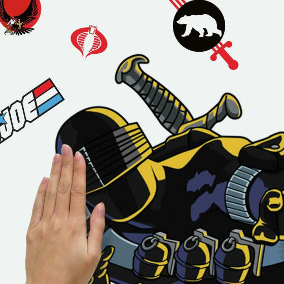 Compagni di stanza adesivi da parete gi joe retrò occhi 93 cm 16 pezzi