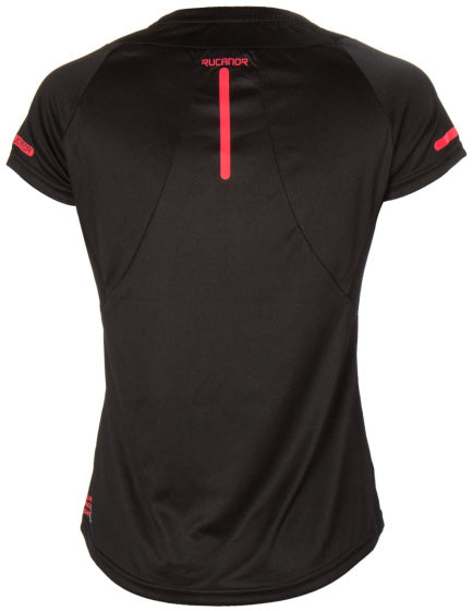 Rucanor Dana Sports Shirt Ladies Black Størrelse m