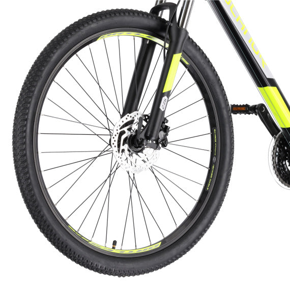 Rucanor Lux 27,5 cala 46 cm mężczyzn 24 V Hydrauliczny hamulec tarczowy czarny żółty żółty