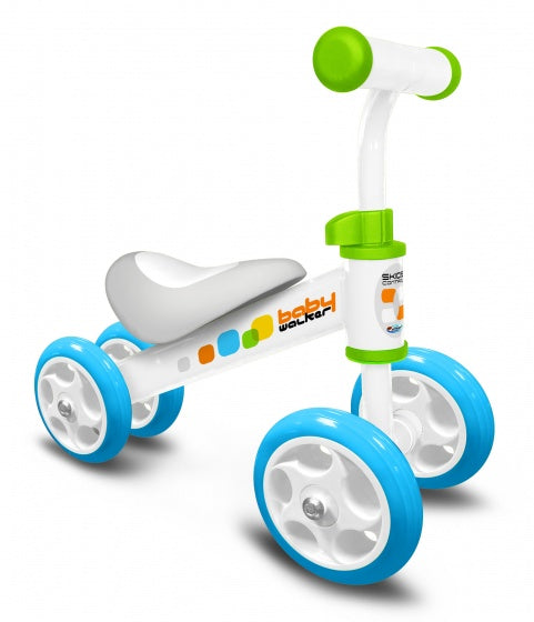 Loopfiets Junior Blauw Wit