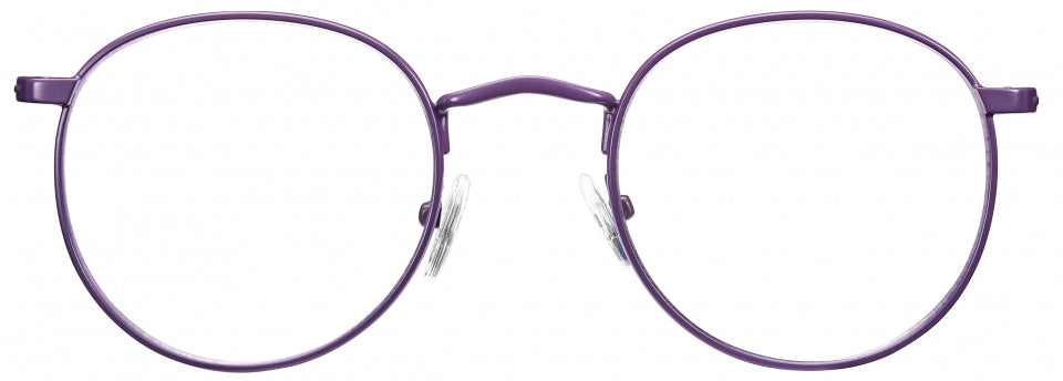 Lunettes de lecture solaire Unisexe Ovale Acrylique Violet Force +1.50