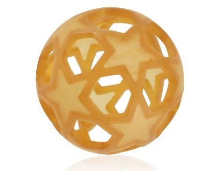 Hevea Star Ball Play Kugel vun der Natur Gummi fir Puppelchen