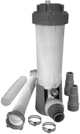 Summer fun Chloordispenser leiding kunststof PVC grijs