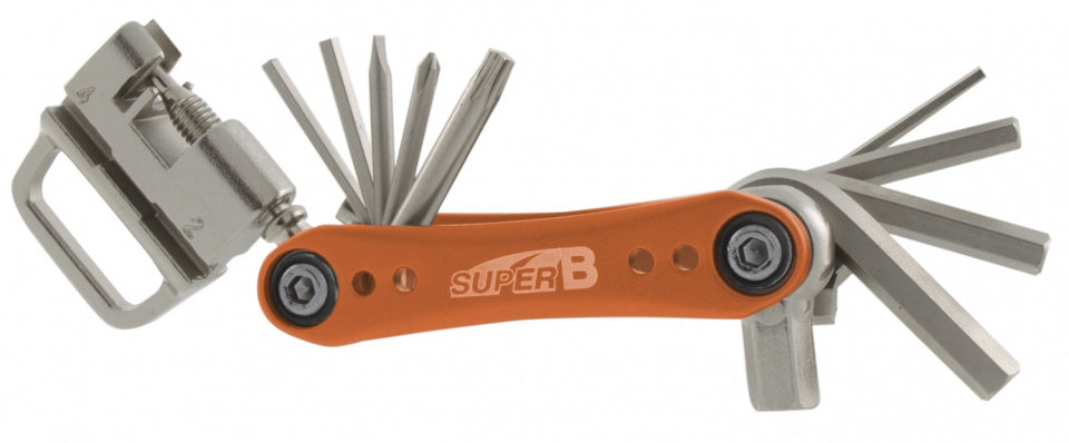 MultiTool TB-FD40 17 Funciones 73 x 45 mm de acero inoxidable naranja