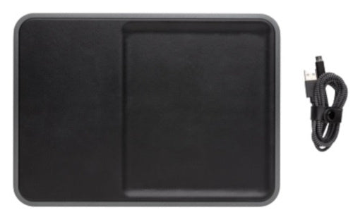 Carregador de pico suíço sem fio 28 cm ABS de poliuretano preto