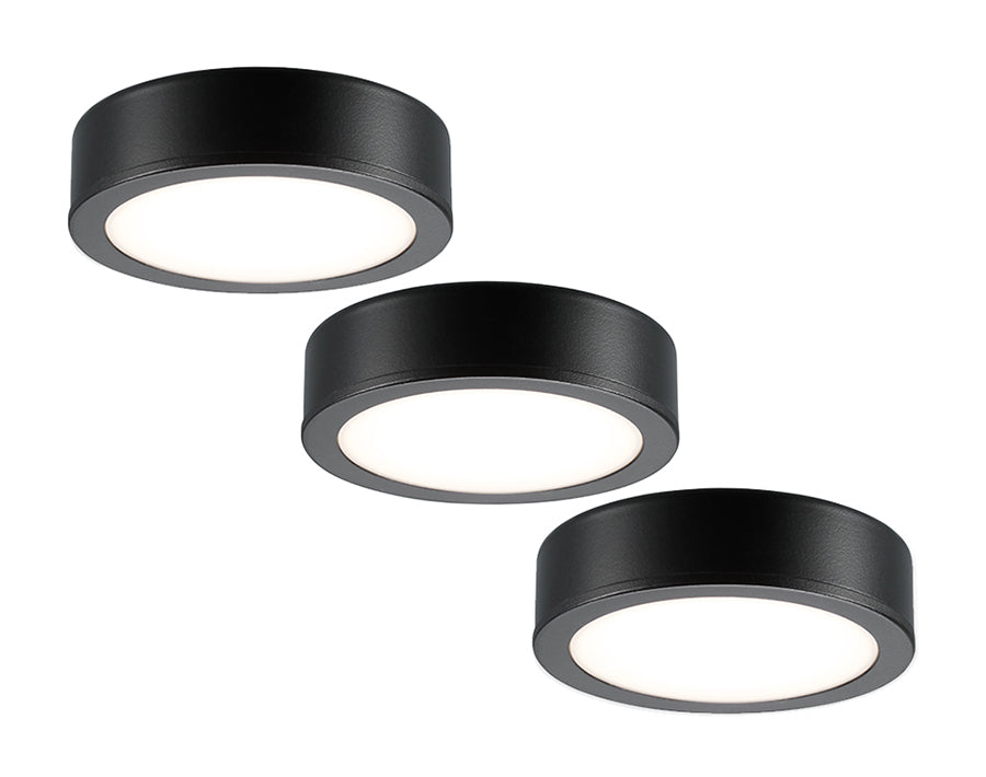 Sylvania Cirkel Keukenspot LED SET di 3 270 LM IP20 Black