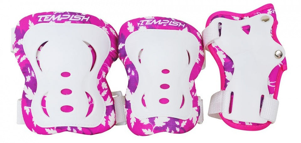 Tempish Protection Set Fid Girls White Pink velikosti m