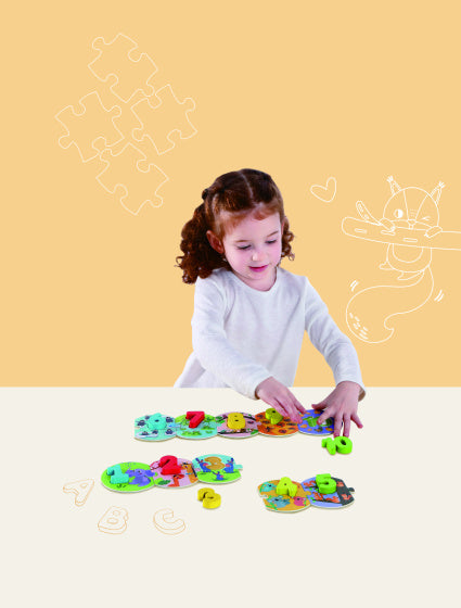 Toky Toy Number Puzzle Uddannelsestræ Legetøj 20-delt