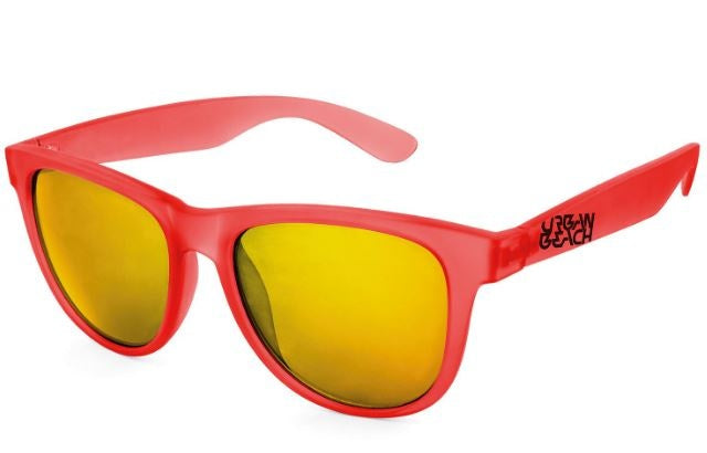 Occhiali da sole in spiaggia urbana unisex tron rosso