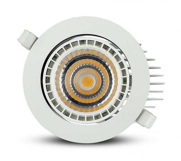 V-TAC RECSED Spot VT-2933 LED 2650 Lumen 16,5 cm in alluminio bianco