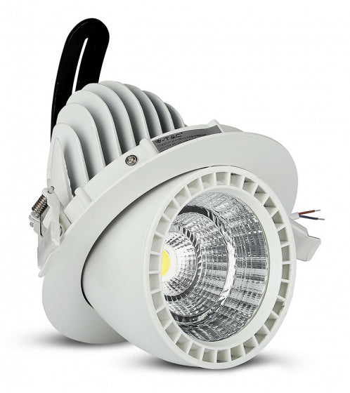 V-TAC RECSED Spot VT-2933 LED 2650 Lumen 16,5 cm in alluminio bianco