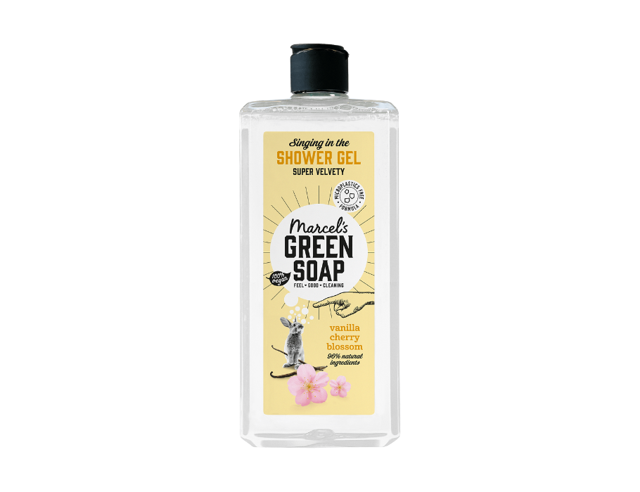 Marcels grøn sæbe brusegel vanilje kirsebærblomst 300 ml