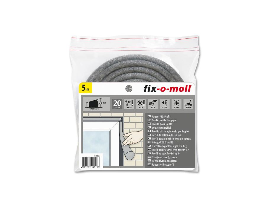 Fix-O-Moll Ajouter un profil de remplissage 10 mm 5 mètres