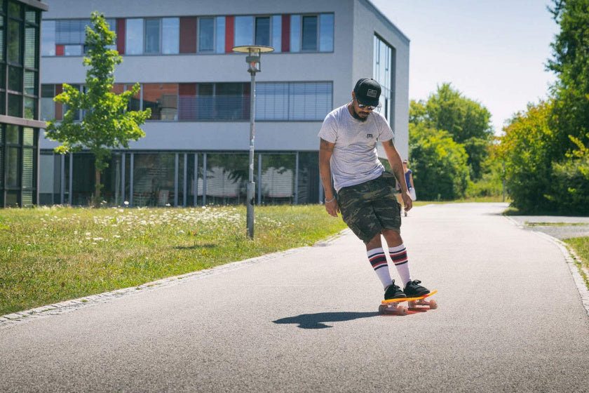 Volten Longboard Neon Clear Rumena 68,5 cm akrilna rumena