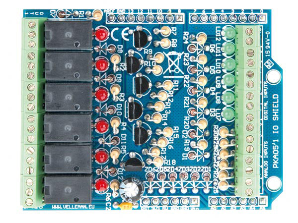 Whadda Arduino Ethernet Shield 7 x 5,5 cm zielona czarna