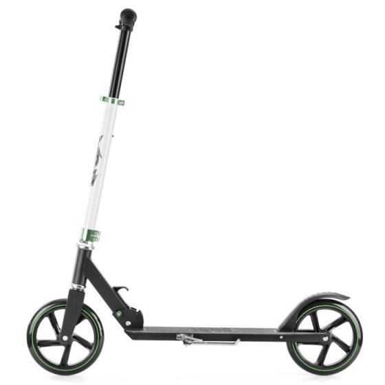 Xootz Large Wheeled scooter foot brake junior white black