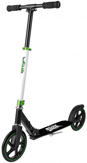 Xootz Large Wheeled scooter foot brake junior white black