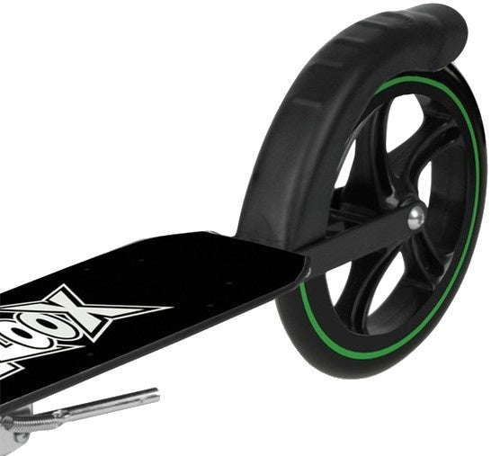 Xootz Large Wheeled scooter foot brake junior white black